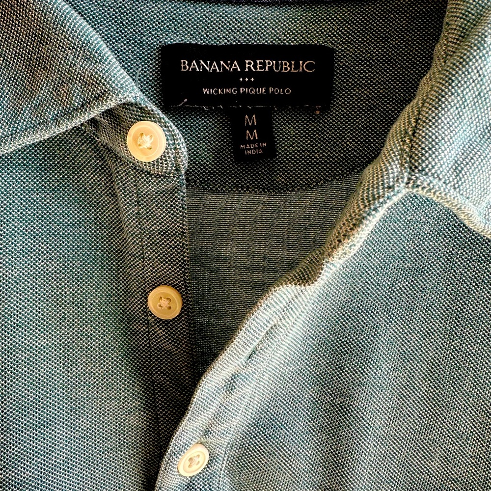 2 for 1 - Lacoste & Banana Republic polo shirts - Picture 3 of 3